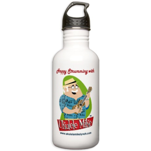 Ukulele Mike Lynch Water Bottle